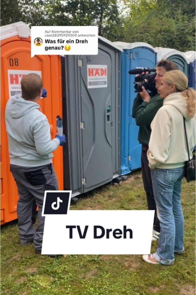 La réponse sur le tournage était avec SWR sur les toilettes de notre entreprise fondées