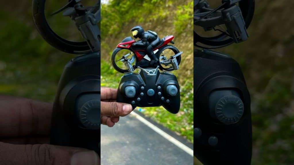 Remote wala RC Drone Bike Unboxing and flying đ