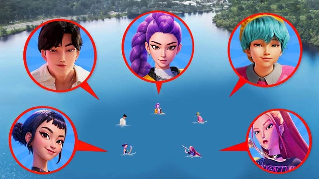 DROHNE ÜBERWACHT ALLE KPOP DEMON HUNTERS mit SAJA BOYS auf KAMERA!!