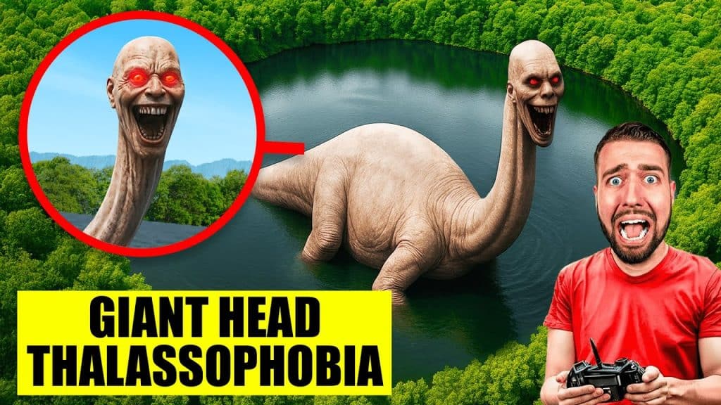 MON DRONE FILME GÉANTE TÊTE THALASSOPHOBIA BENEATH HORREUR DANS LA VRAIE VIE !