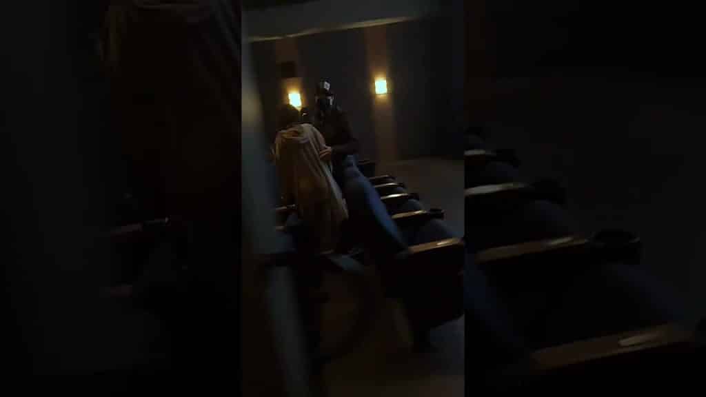 Flying FPV Through Busy Theater