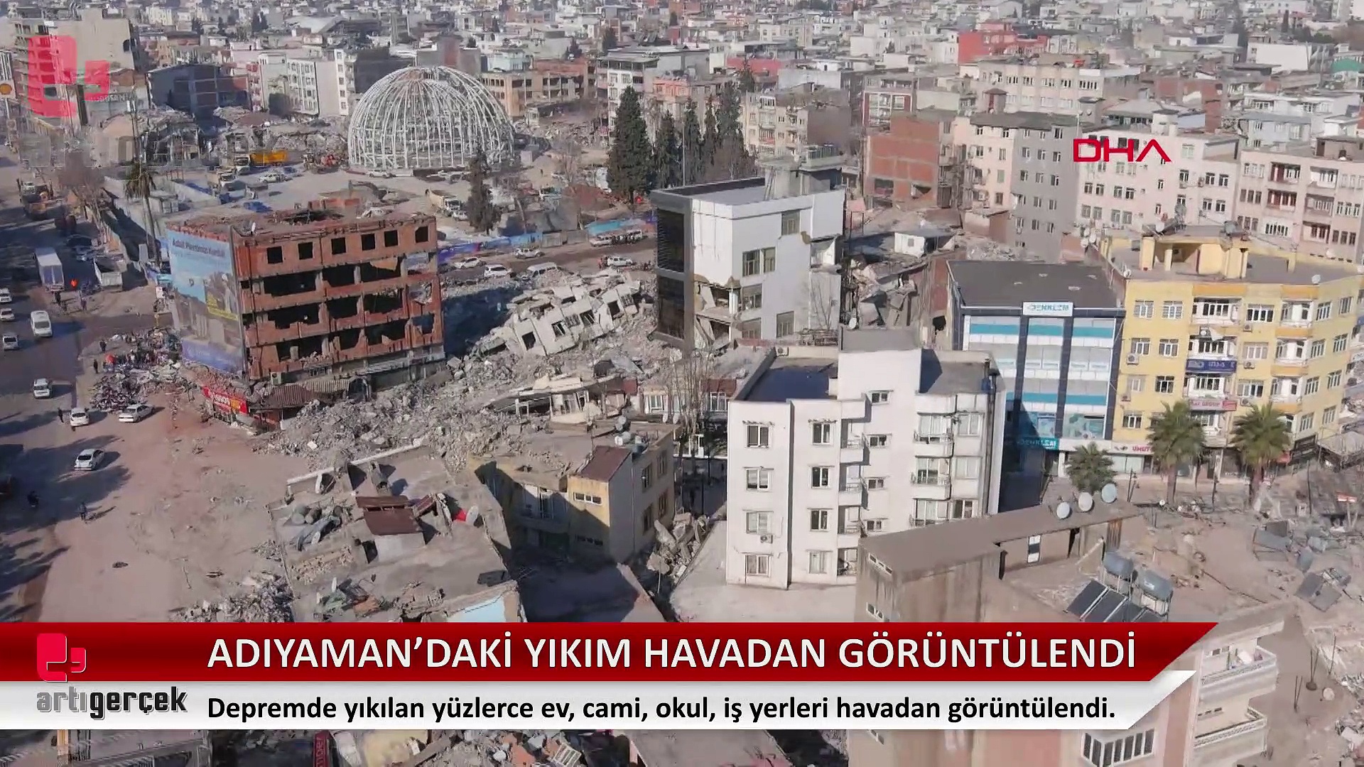 Dailymotion Adıyaman'daki yıkım dron kamerasında