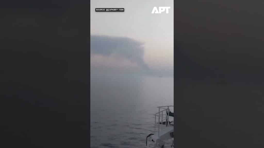 Smoke Rises Over Water After Drone Strike Hits Fujairah Oil Facility | APT